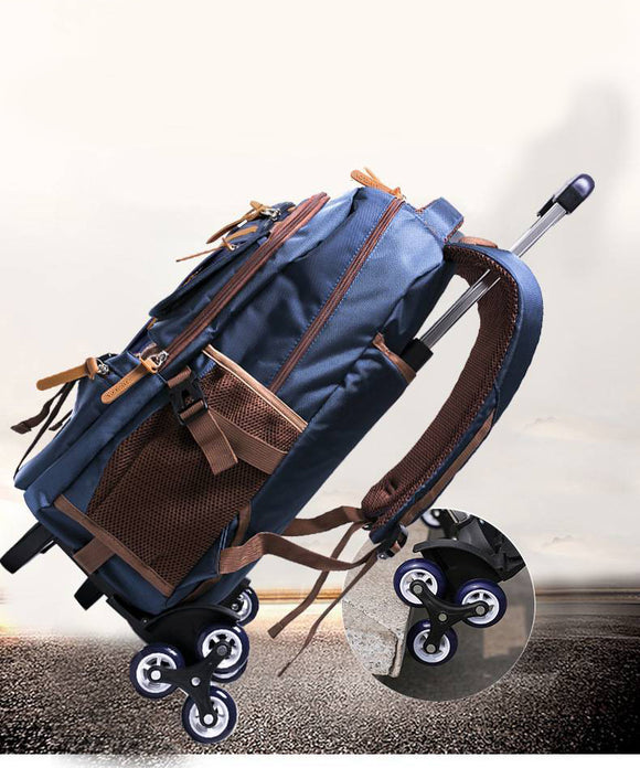 Mochila Escolar Infantil con Ruedas - Diseño Simple y Funcional