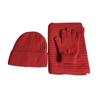Conjunto de Gorro y Bufanda Tejido Europeo Americano - Image 7