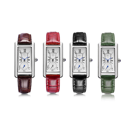Reloj de Pulsera Cuadrado Impermeable para Mujer con Escala Romana y Correa de Moda - Image 10