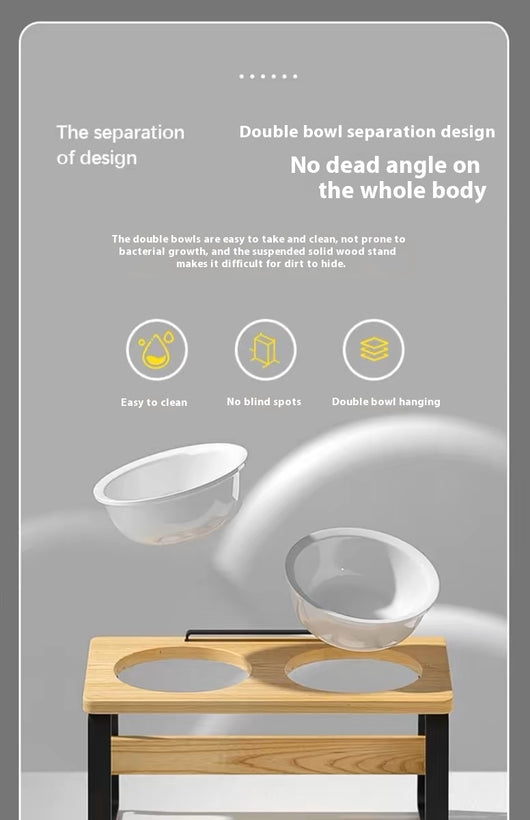 Comedero Doble para Mascotas con Soporte Ergonómico para la Columna - Image 16