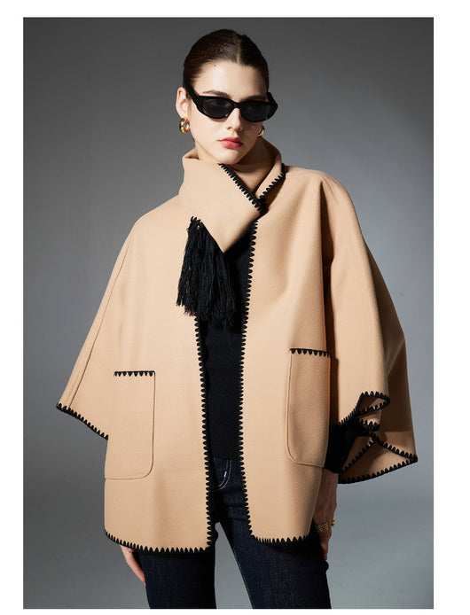 Chal Pashmina Camel Premium para Otoño e Invierno con Bolsillos - Image 24