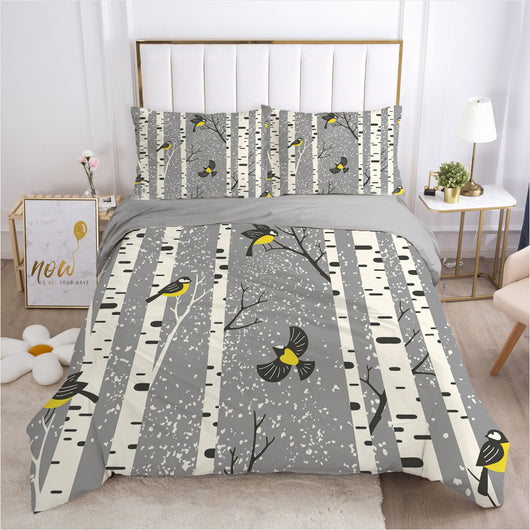 Juego de Cama Nordic Primavera Funda Nórdica Hojas Verdes - Image 16