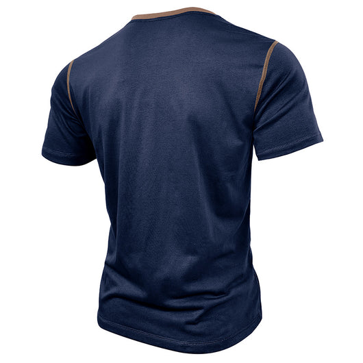 Polo Clásico de Manga Corta con Cuello V - Camiseta Fresca para Hombre - Image 43