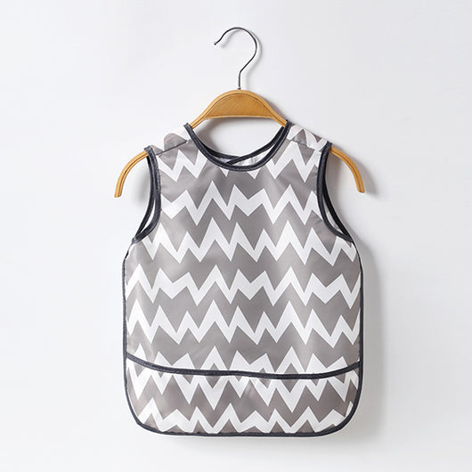 Babero Reversible Impermeable con Protección Frontal para Bebés - Image 7