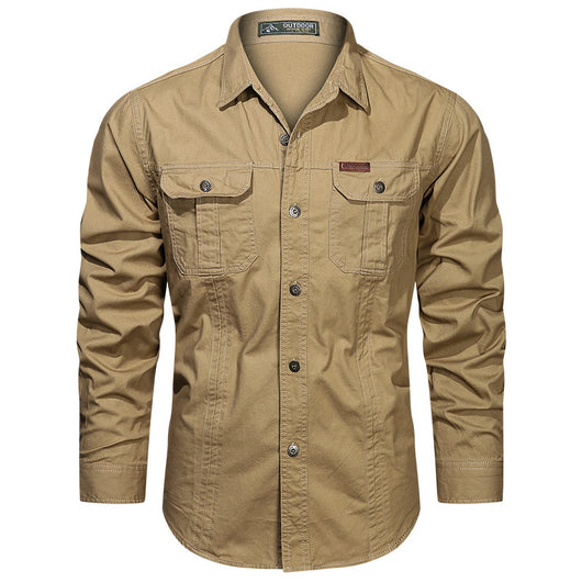 Camisa Militar de Verano Manga Corta para Hombre - Image 17