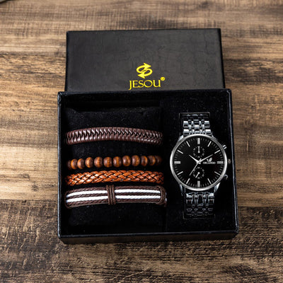 Conjunto de Regalo: Reloj, Cinturón y Pulsera Premium - Image 6