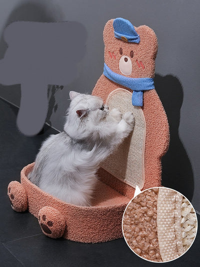 Rascador Vertical para Gatos con Cuerda de Cáñamo y Estante - Image 6