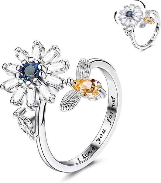 Anillo Giratorio Antiansiedaad con Letras Ajustables - Image 10