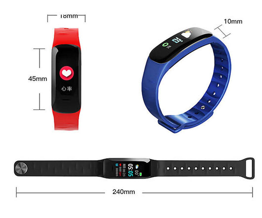 Pulsera Inteligente C1plus con Pantalla Táctil y Bluetooth - Image 4
