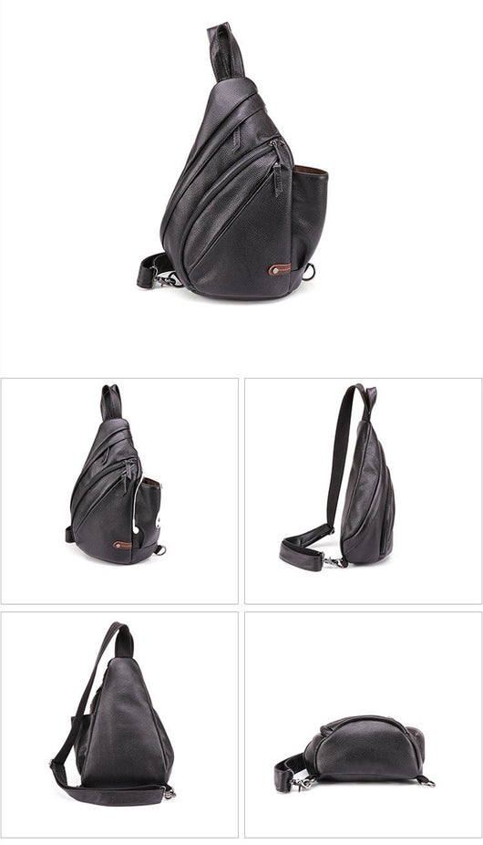Bolsa de Pecho Retro para Hombre - Mochila Cruzada de Gran Capacidad - Image 11