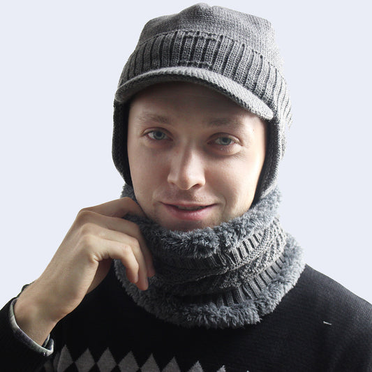 Gorro de Invierno de Terciopelo con Protección de Oídos y Cubierta Facial - Image 2