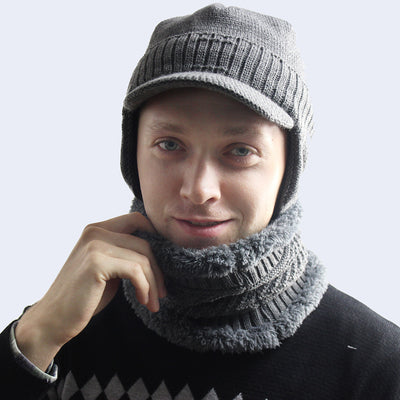 Gorro de Invierno de Terciopelo con Protección de Oídos y Cubierta Facial - Image 2