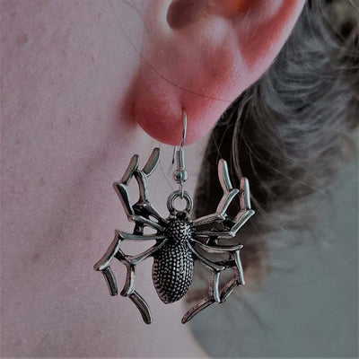 Aretes de Araña Retro en Aleación - Accesorios Halloween Insectos - Image 8