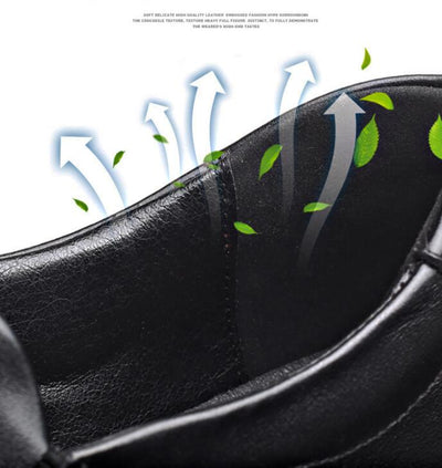 Zapatos de Cuero Casuales Talla Grande para Hombre - Image 10