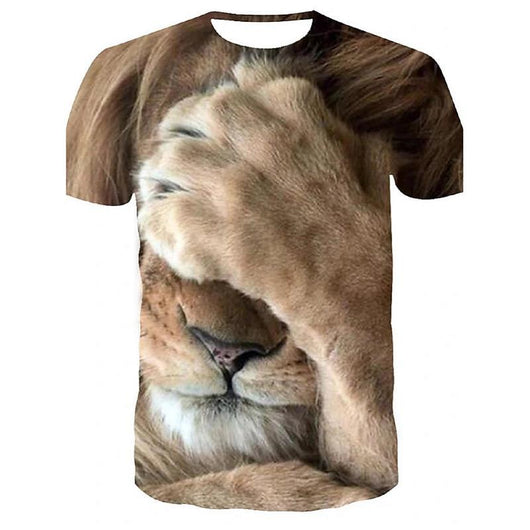 Playera 3D con Estampado Animal para Hombre - Image 10