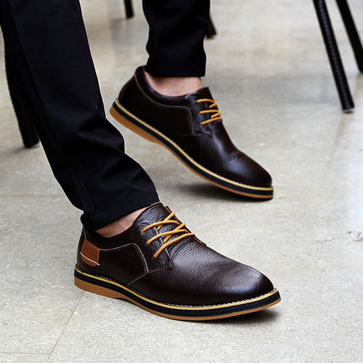 Zapatos de Cuero Británicos Talla Grande para Hombre 48 - Image 9
