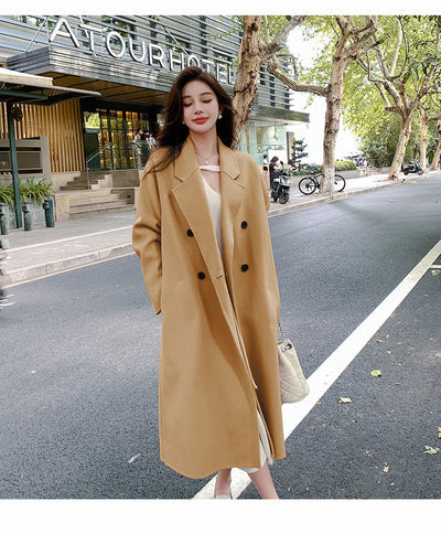 Abrigo Reversible de Cachemira y Lana para Mujer - Otoño e Invierno - Image 11