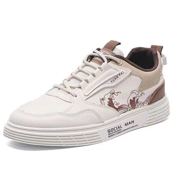 Tenis Deportivos Blancos para Hombre - Zapatos de Moda