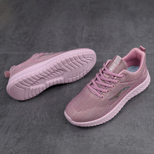 Zapatillas Running Tejidas Mujer con Suela Flexible y Amortiguación Suave - Image 6