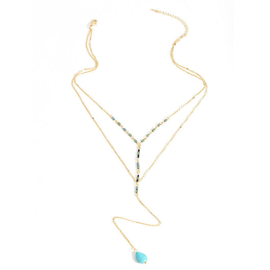 Collar Bohemio Multicapa Largo para Mujer - Image 7