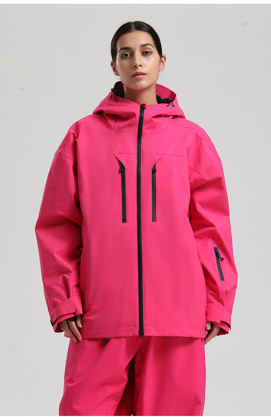 Chaqueta Esquí Hombre Impermeable Transpirable Corte Holgado con Cierre - Image 20