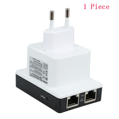 Amplificador WiFi Dual 300M - Repetidor de Señal Inalámbrica con Puertos de Red - Image 9