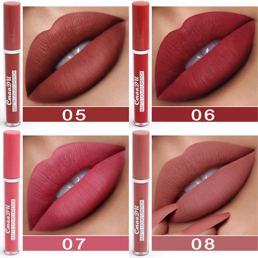 Labial Mate Impermeable de Larga Duración con Fórmula Antiadherente - Image 5