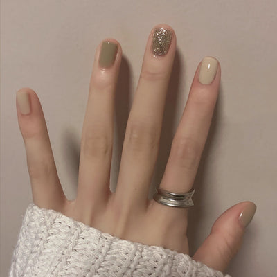 Set de Esmalte de Gel Nude Hielo Tricolor 2024 - Colección Jelly