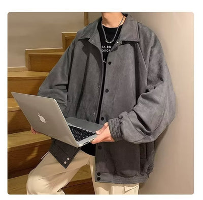 Chaqueta Suelta con Bordados para Hombre - Image 12
