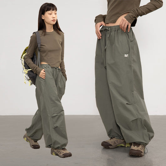 Pantalón Jogger Gris Verdoso Estilo Trinchera Americana - Image 9