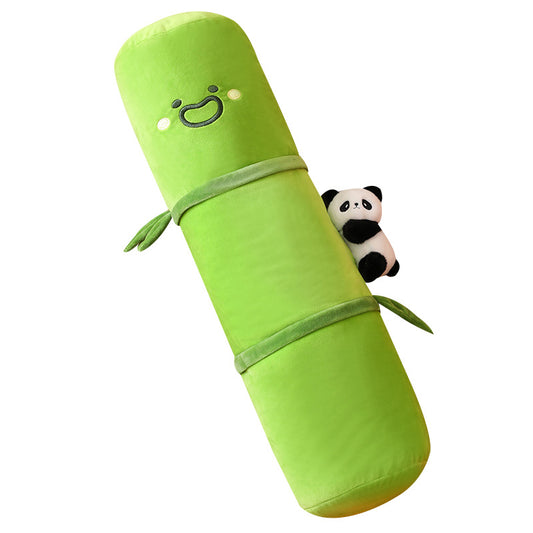 Almohada Cilíndrica de Bambú para Dormir de Lado - Soporte Ergonómico para Piernas - Image 2