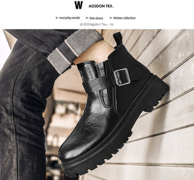 Botas Martin de Cuero PU Impermeables para Exteriores - Image 17