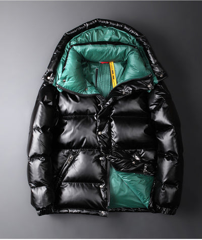 Chaqueta Acolchada Brillante para Parejas - Estilo Moderno y Cálido - Image 10
