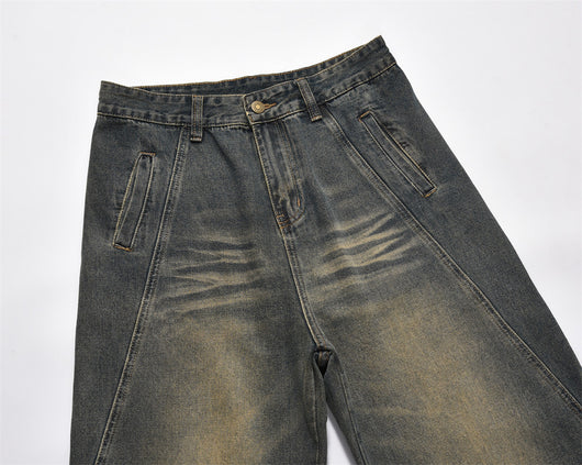 Pantalón Denim Recto Holgado con Bolsillos Fashion National - Image 11
