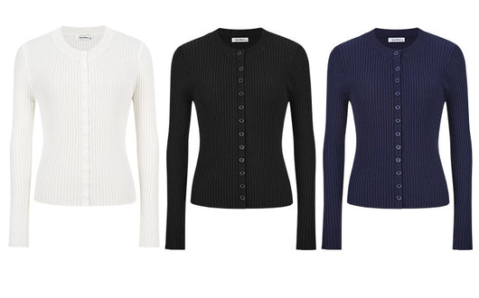 Cardigan Tejido Abotonado para Mujer con Chaleco Integrado - Image 13