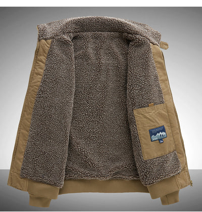 Overol Casual Holgado de Algodón Grueso Forrado en Fleece para Tallas Grandes - Image 28