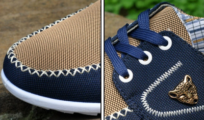 Zapatos de Lona Casual para Hombre Estilo Coreano Talla Grande - Image 7