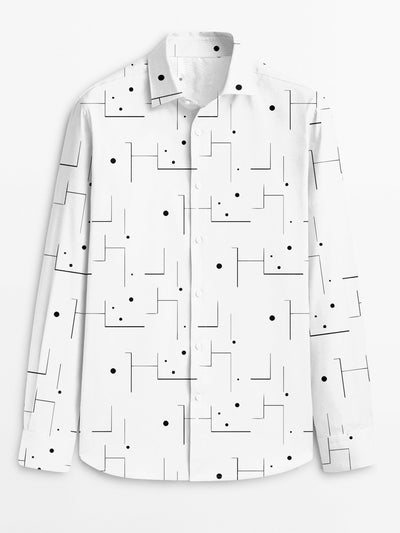 Camisa Casual Transpirable para Hombre con Patrón Irregular - Image 10