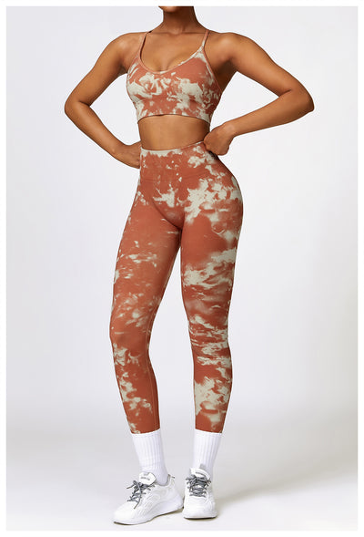 Traje de Yoga Estampado Camuflaje sin Costuras - Image 16
