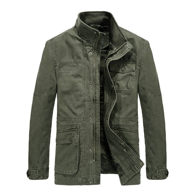 Chaqueta de Algodón Lavado Suelta para Hombre - Image 2