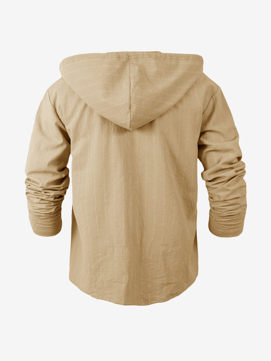 Cardigan Slim Fit con Capucha para Hombre - Casual y Versátil - Image 17