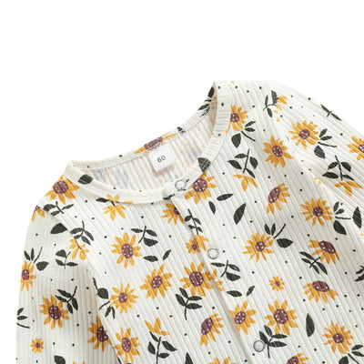Mameluco Floral para Recién Nacido - Romper Suave y Cómodo - Image 4