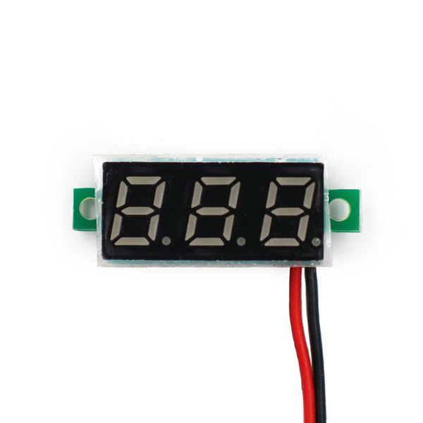 Voltímetro Digital Compacto 0.28" - Medidor DC Ajustable de Alta Precisión
