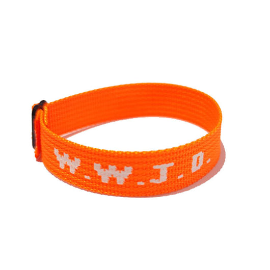 Pulsera Ajustable con Cinta Jacquard Estampada WWJD Unisex - Image 20