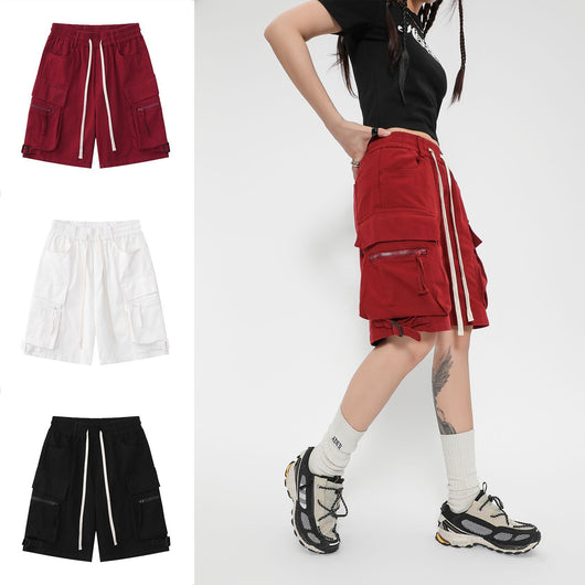 Pantalones Cortos Cargo Casuales con Bolsillos Laterales - Image 11