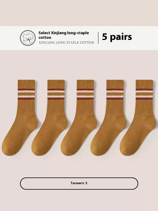 Calcetines Deportivos de Algodón Puro para Hombre - Talla Grande, Transpirables y Cómodos - Image 15