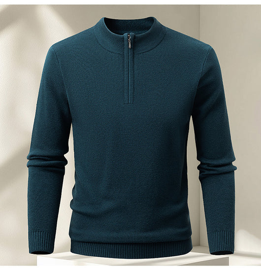 Suéter Pullover Tejido con Cierre Medio para Hombre - Image 17