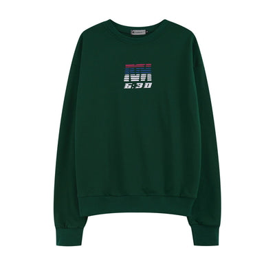 Playera Manga Larga Estampado Alfabeto Relajado para Hombre - Image 3