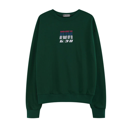 Playera Manga Larga Estampado Alfabeto Relajado para Hombre - Image 3