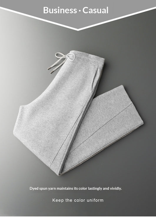 Suéter Tejido de Lana Reversible para Hombre con Cierre - Colores Sólidos - Image 16